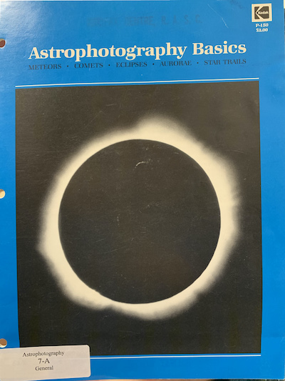 Cover of Astrophotography Basics: Meteors, Comets, Eclipses, Aurorae, Star Trails.
