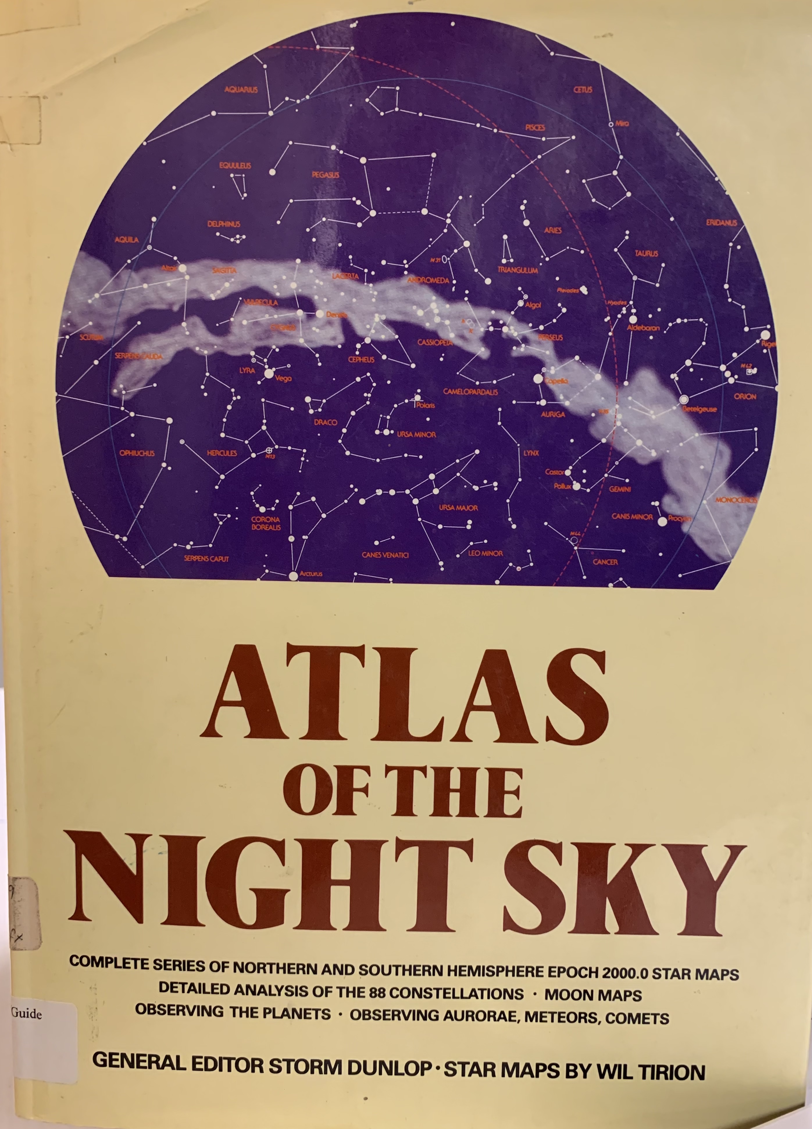 Cover of Atlas of the Night Sky