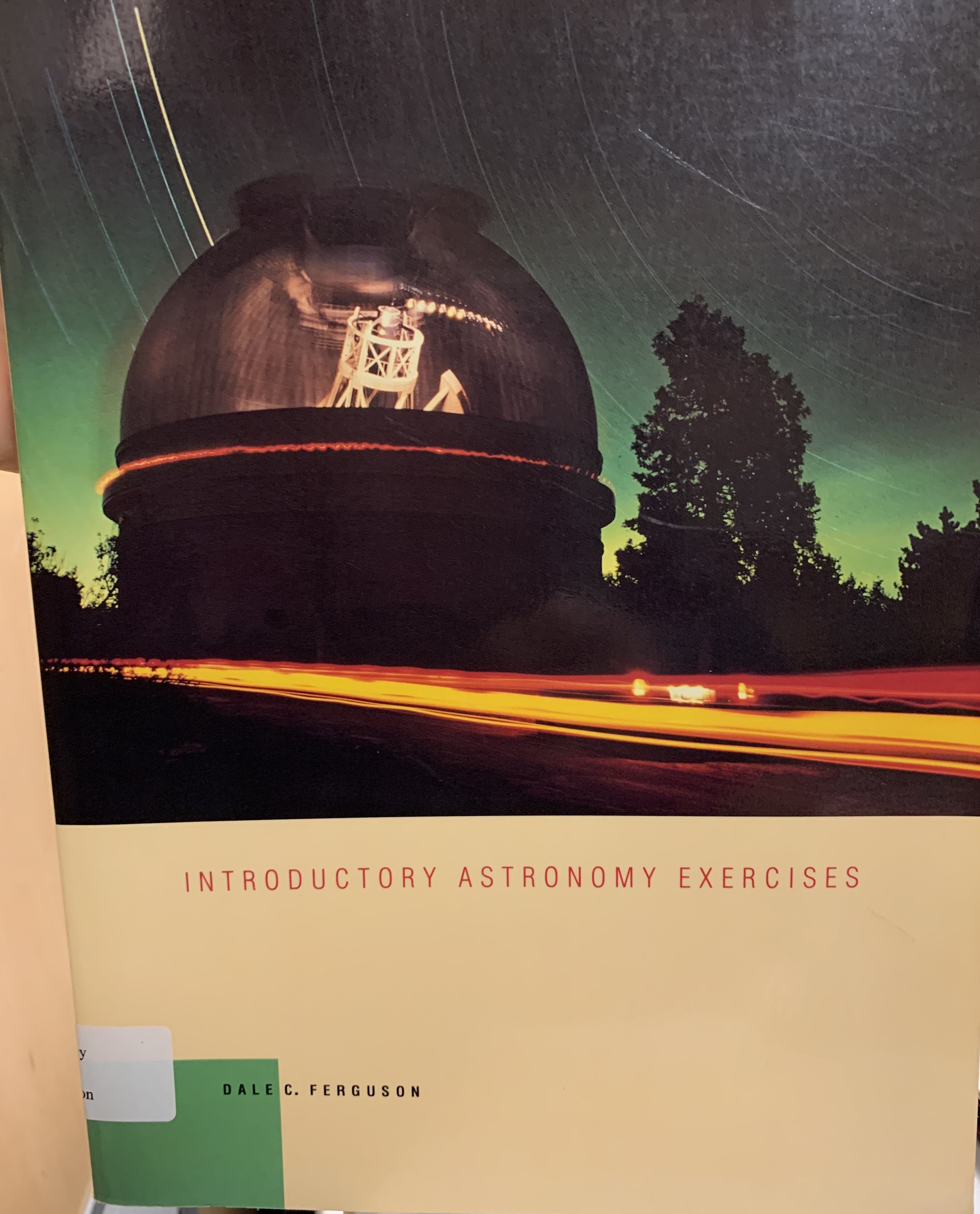 Cover of Introductory Astronomy Exercises