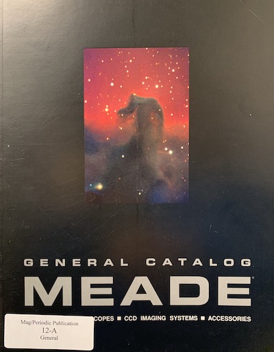 Cover of Meade General Catalog