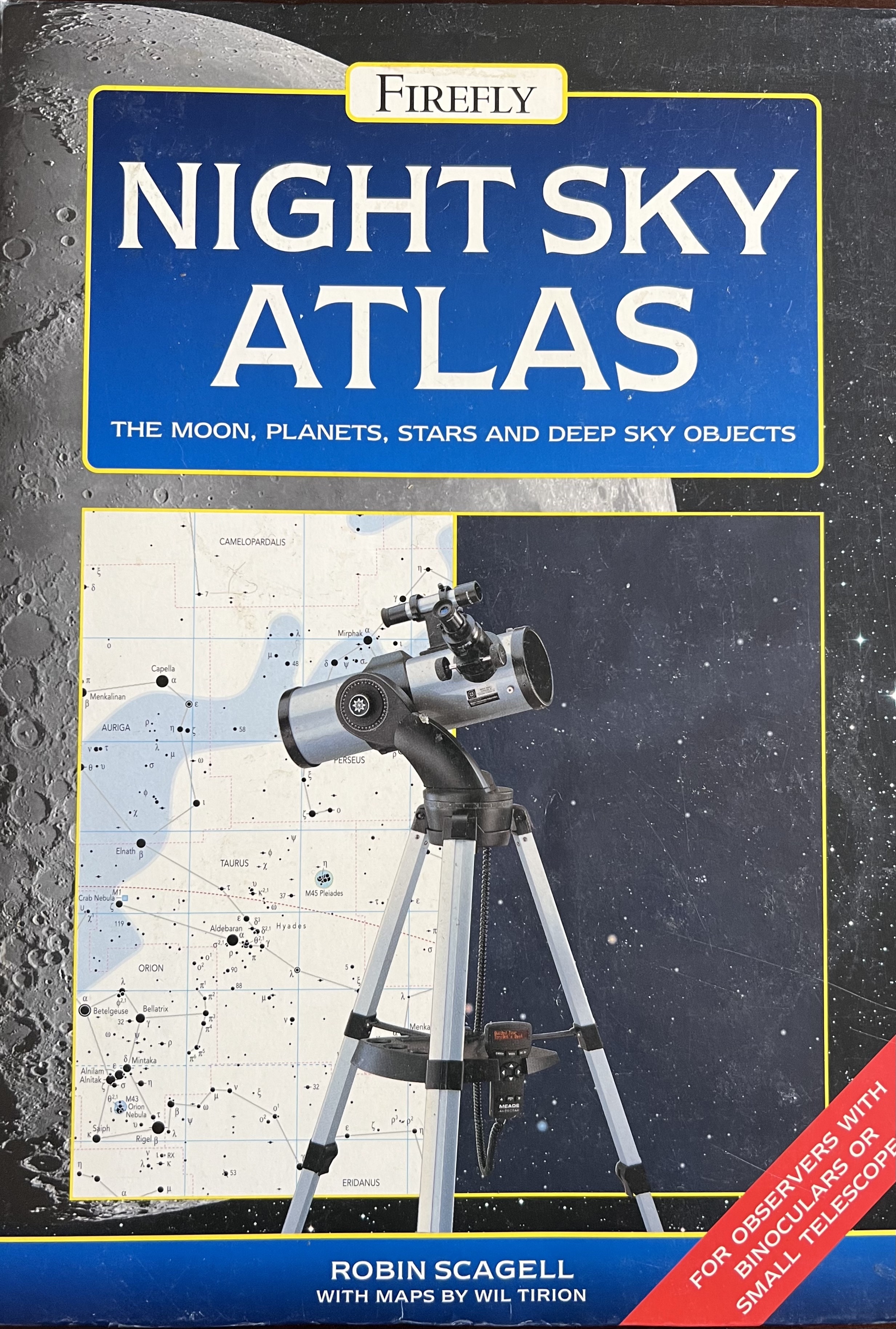Cover of NIGHT SKY ATLAS THE MOON, PLANETS, STARS AND DEEP SKY OBJECTS
