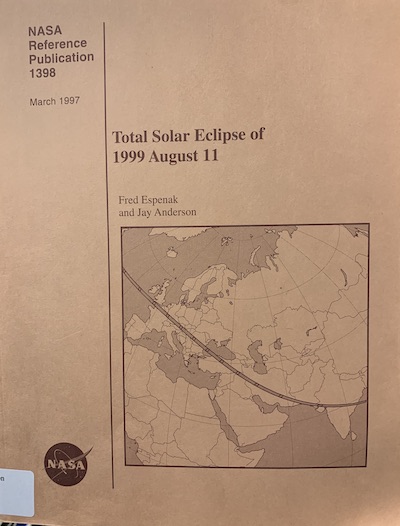 Cover of The Total Solar Eclipse of 1999 August 11