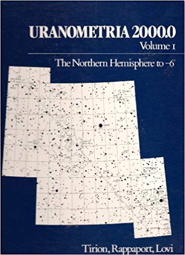 Cover of Uranometria 2000.0 Volume 1 - The Northern Hemisphere to Minus 6 Degrees (Copy 1)