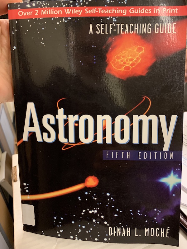 Cover of Astronomy: A Self-Teaching Guide, Fifth Edition