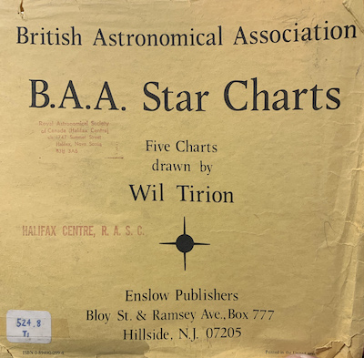 Cover of B.A.A. star charts